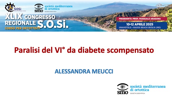 Paralisi del VI° da diabete scompensato