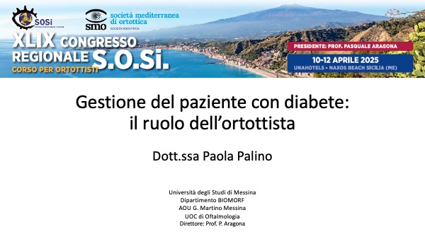 Gestione del paziente con diabete