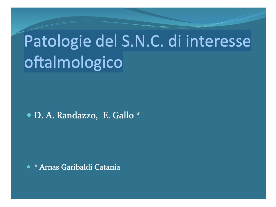Neuroftalmologia