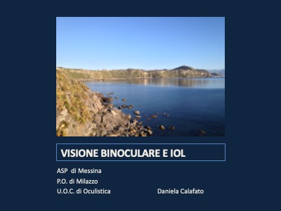 Visione Binoculare e IOL